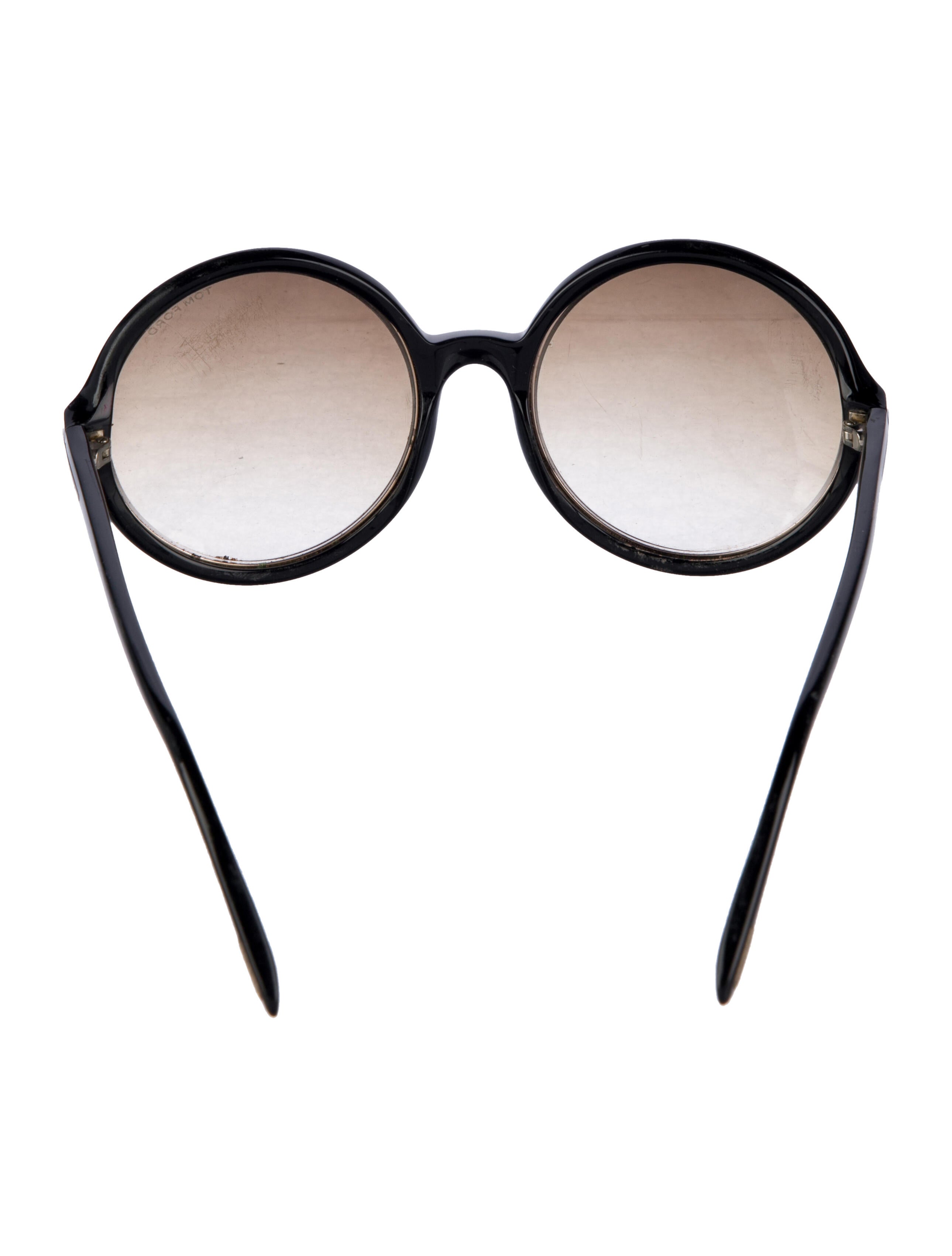 Tom Ford Round Gradient Sunglasses