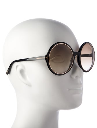 Tom Ford Round Gradient Sunglasses