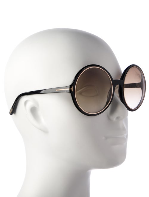 Tom Ford Round Gradient Sunglasses