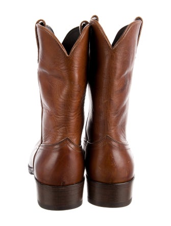 Tom Ford Leather Western Boots