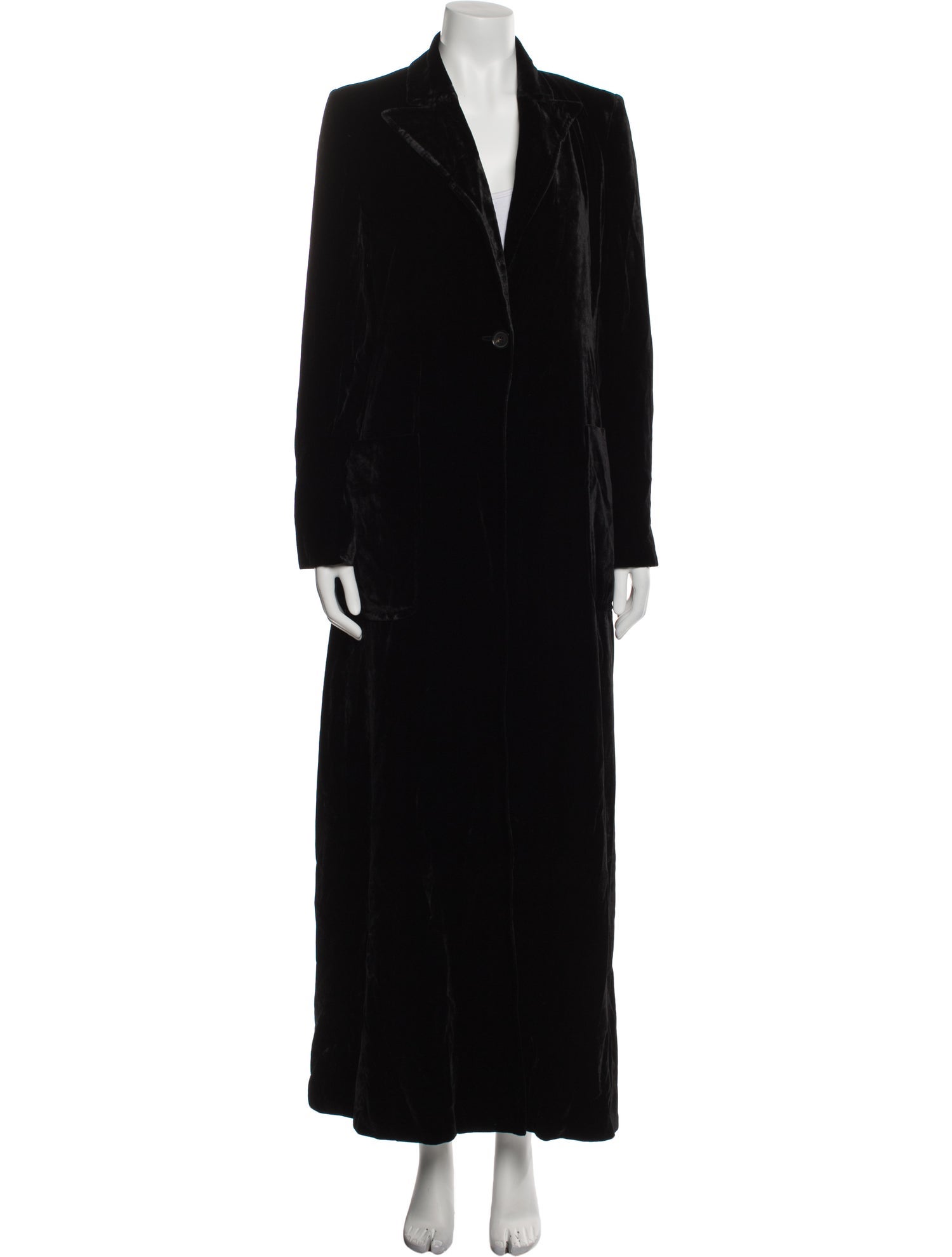 Tom Ford Velvet Faux Fur Coat