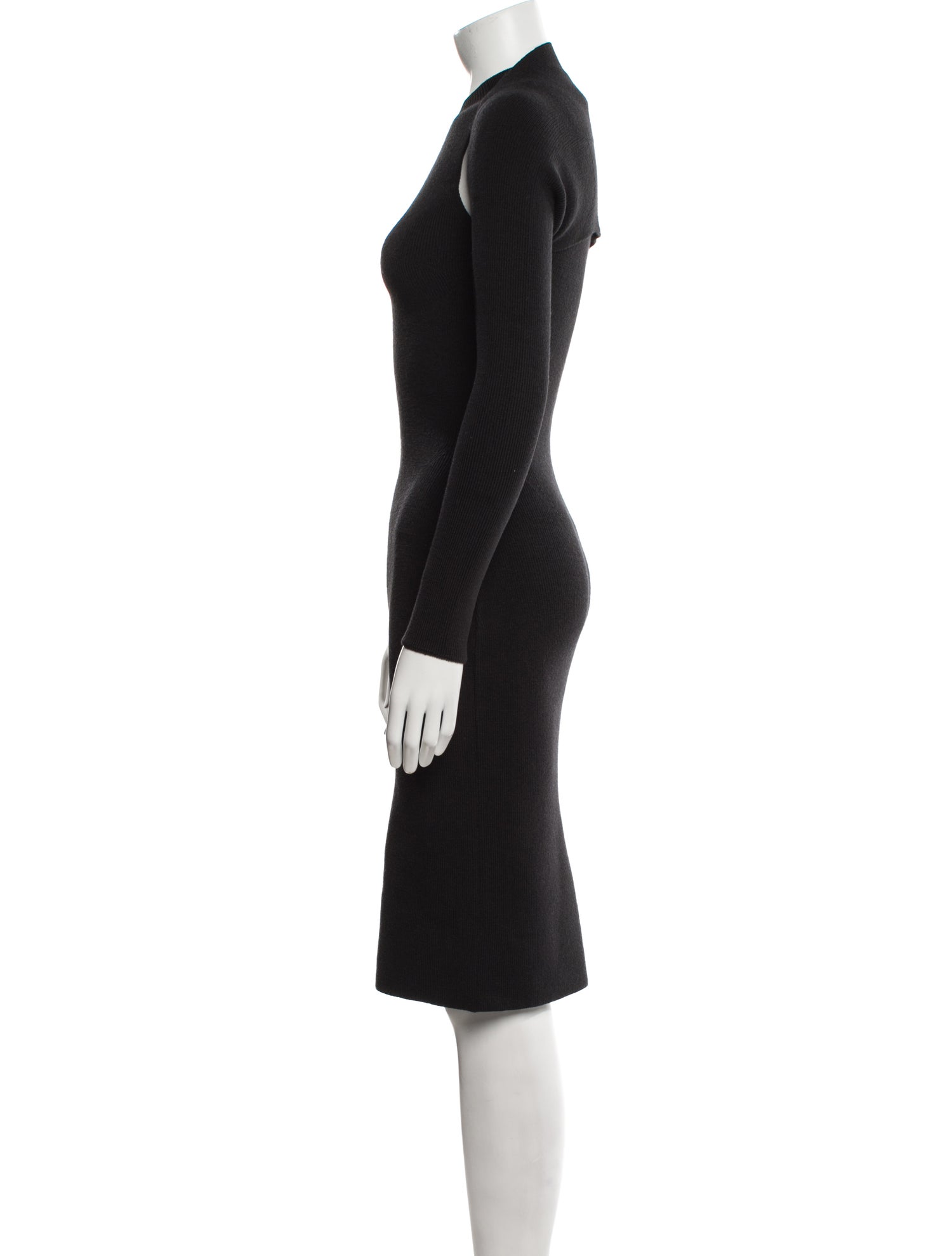 Tom Ford Mock Neck Knee-Length Dress