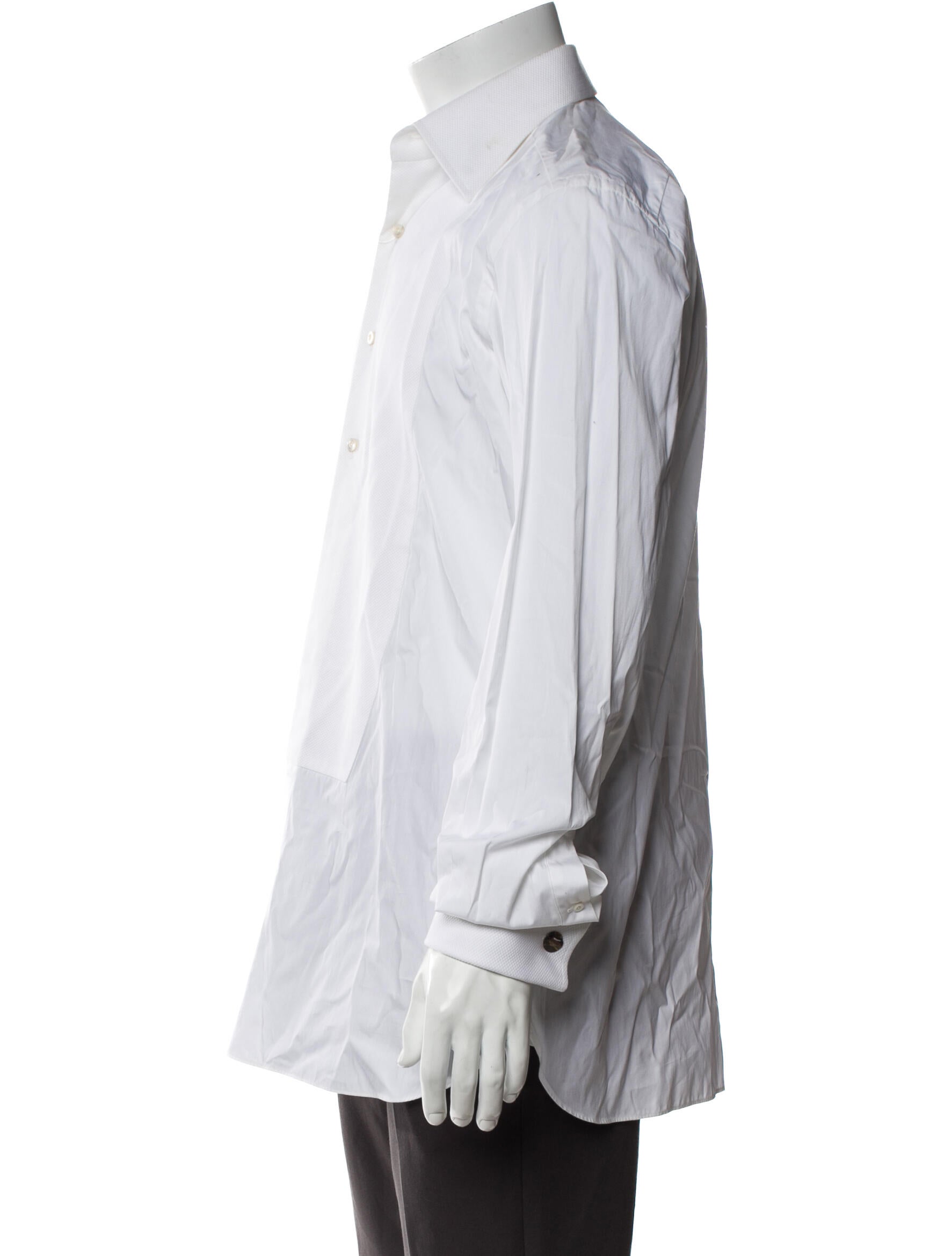 Tom Ford Long Sleeve Tuxedo Shirt