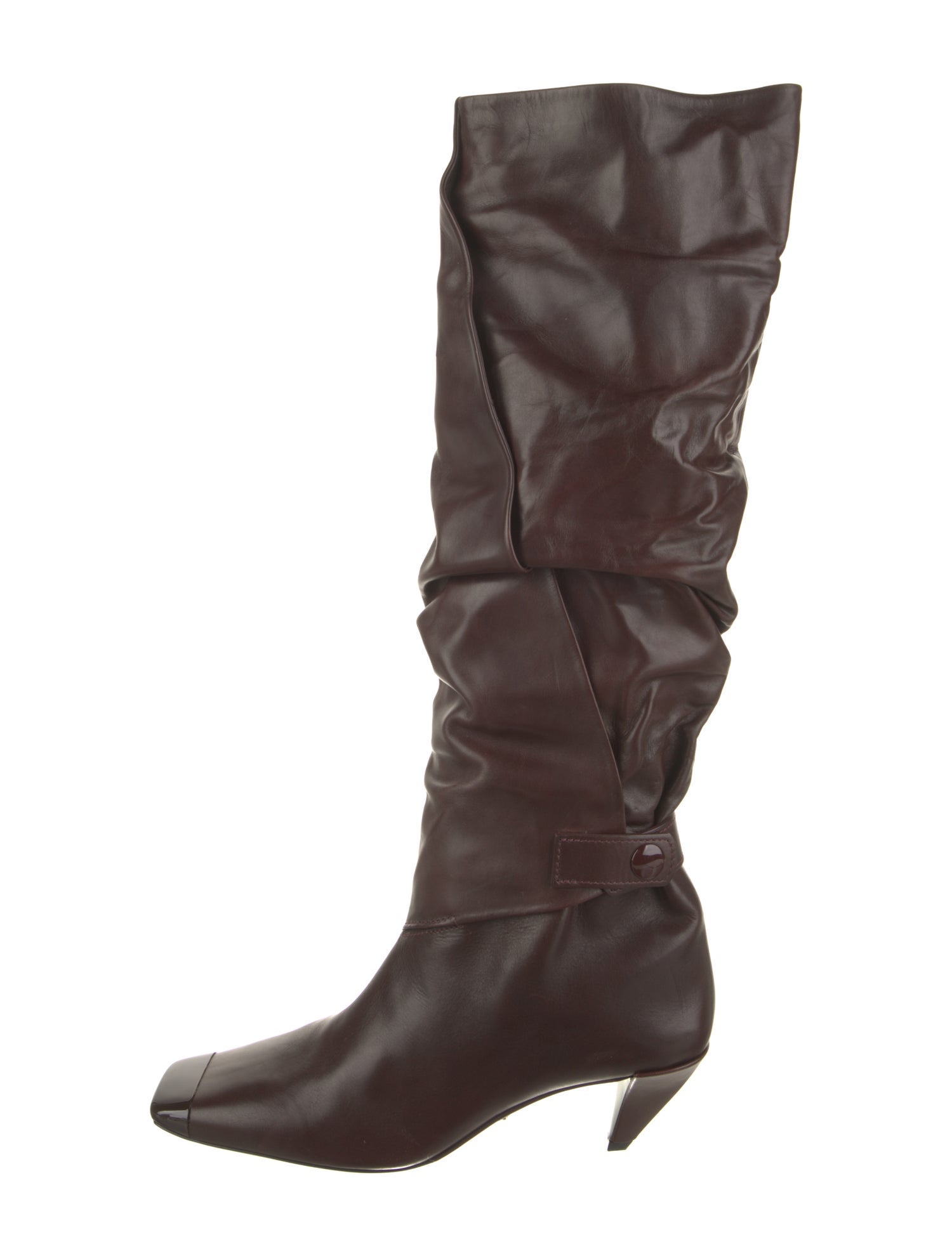 Tom Ford Leather Slouch Boots