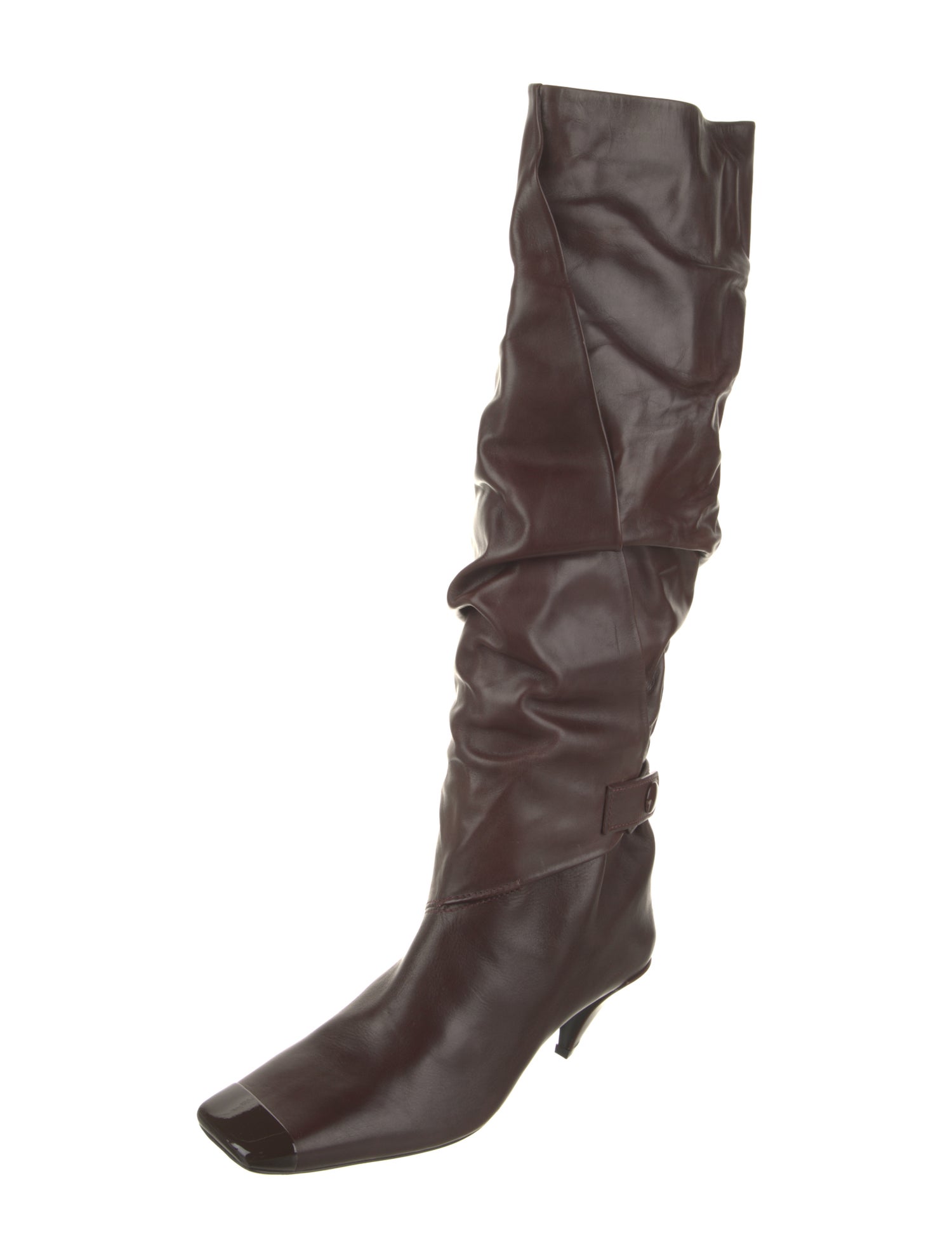Tom Ford Leather Slouch Boots