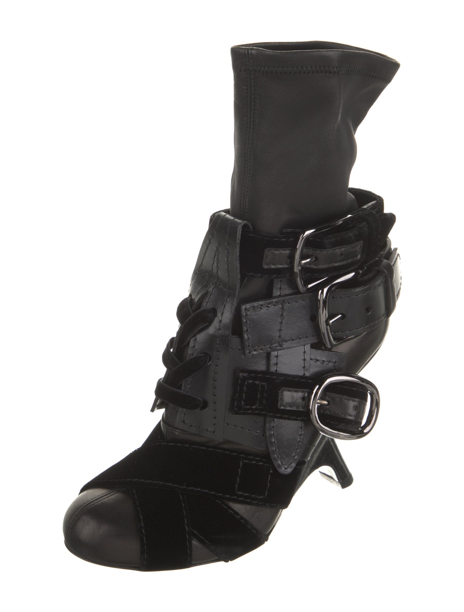 Tom Ford Leather Moto Boots