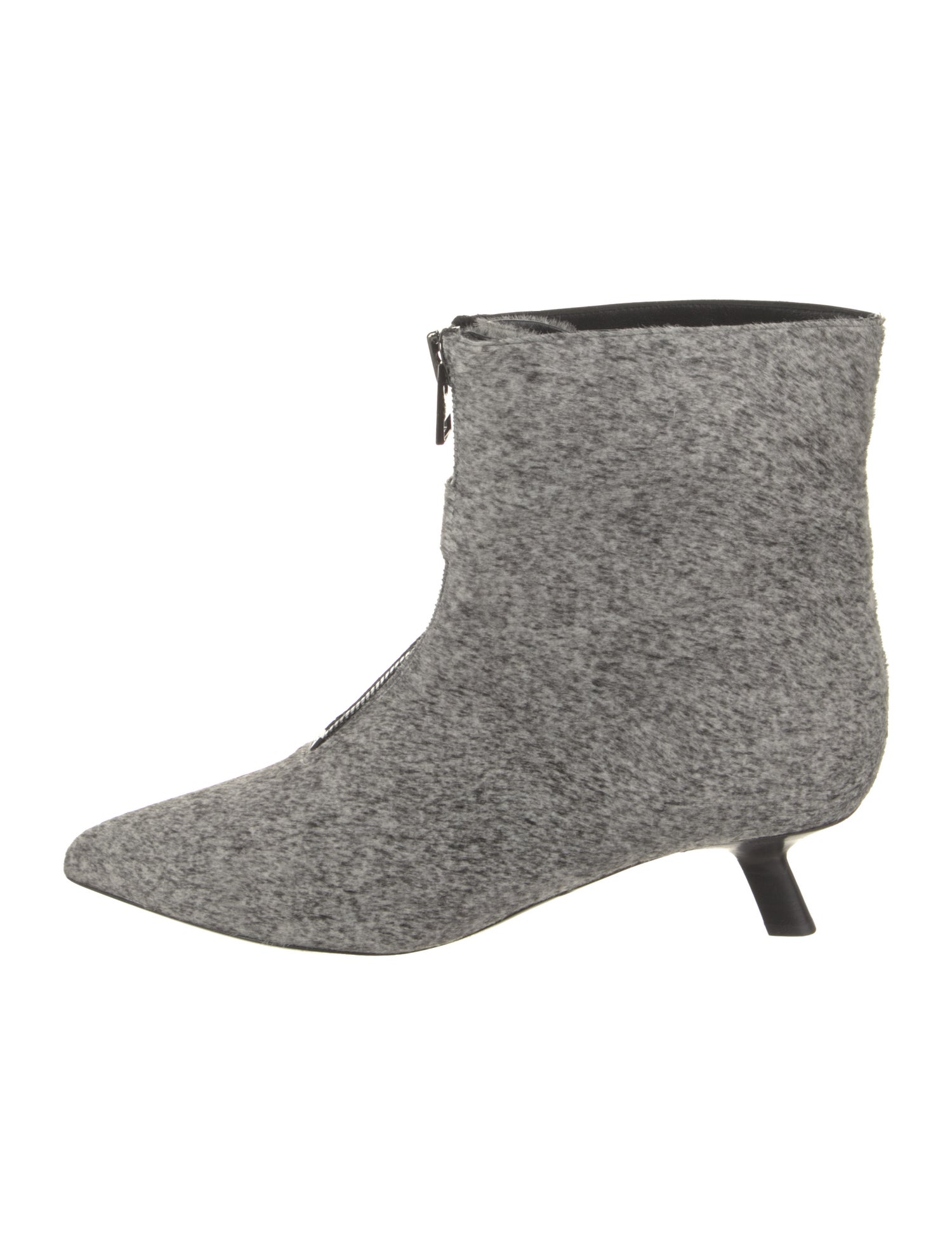 Tom Ford Ponyhair Leather Trim Embellishment Boots