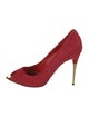 Tom Ford Suede Leather Trim Embellishment Pumps
