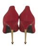 Tom Ford Suede Leather Trim Embellishment Pumps