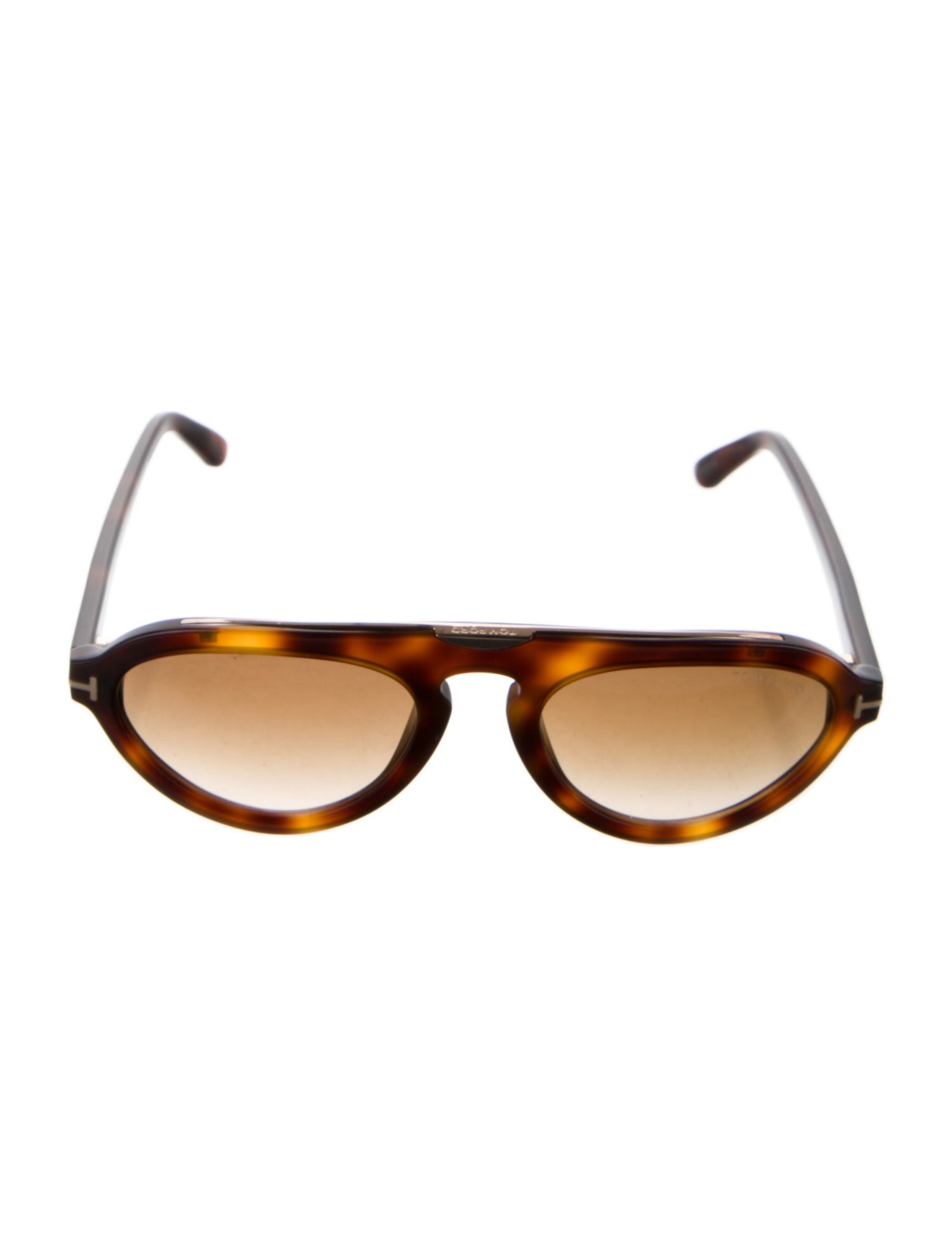 Tom Ford Round Gradient Sunglasses