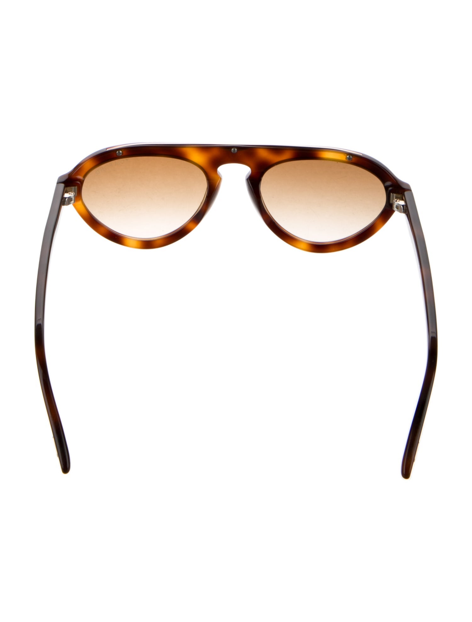 Tom Ford Round Gradient Sunglasses