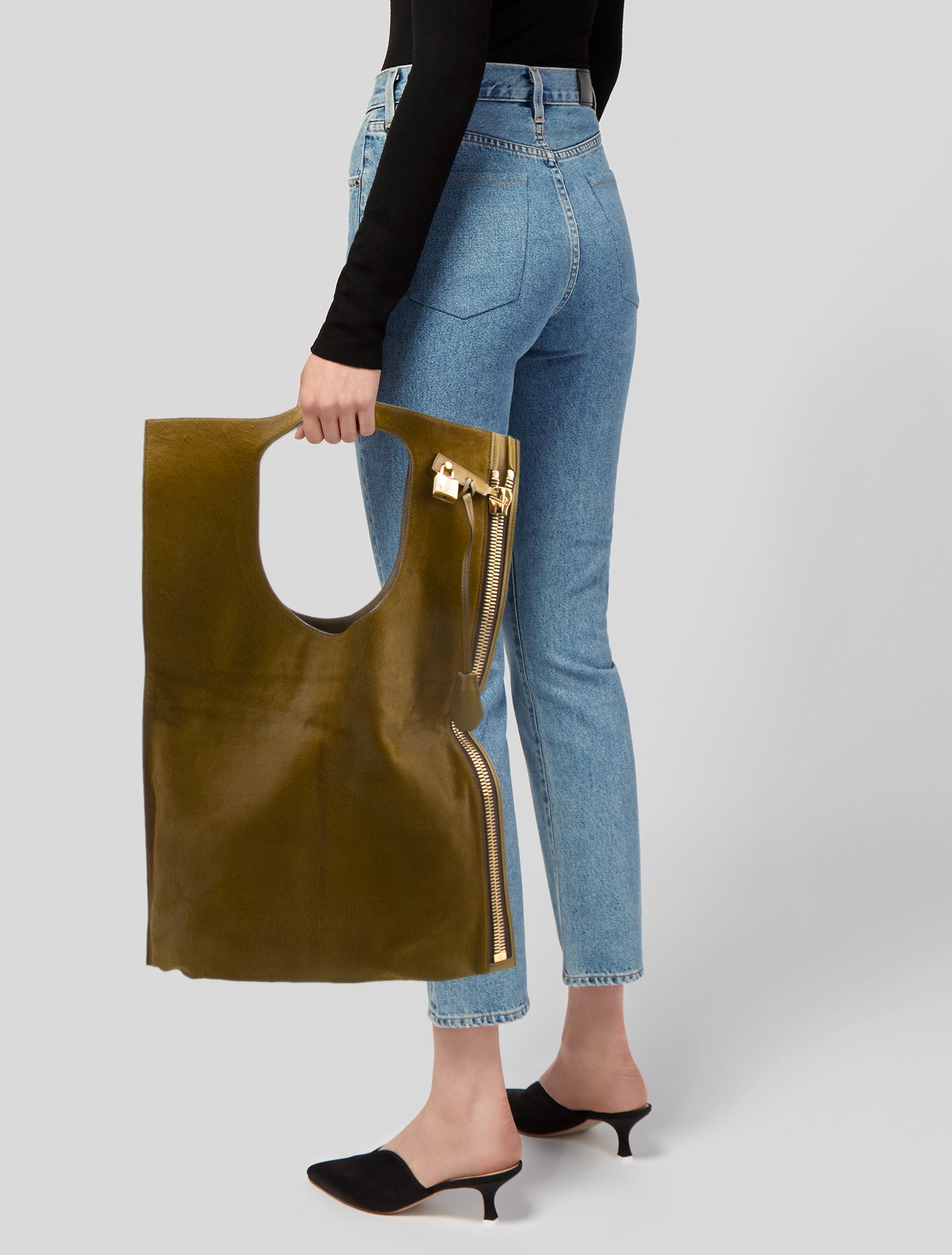 Tom Ford Calf Hair Shoulder Bag