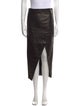 Tom Ford Leather Midi Length Skirt