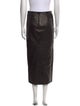 Tom Ford Leather Midi Length Skirt