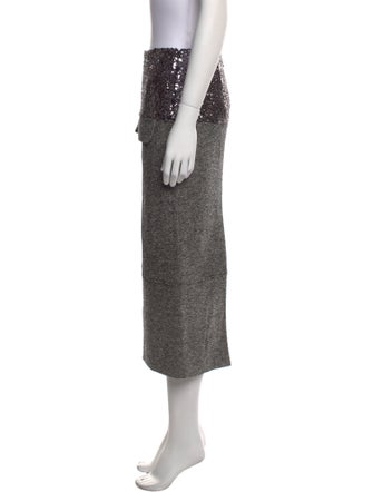 Tom Ford Silk Midi Length Skirt