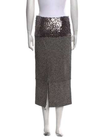 Tom Ford Silk Midi Length Skirt