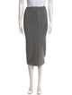 Tom Ford Tweed Pattern Midi Length Skirt