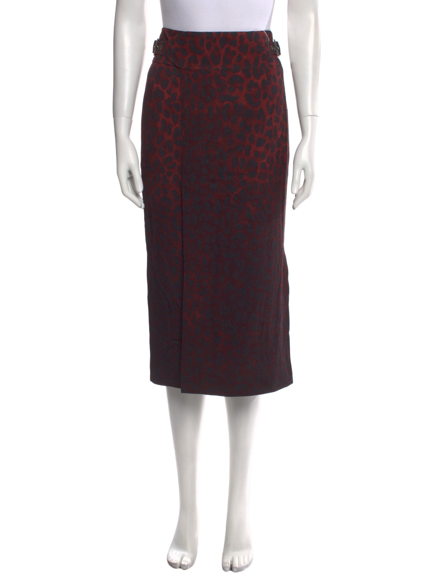 Tom Ford Animal Print Knee-Length Skirt