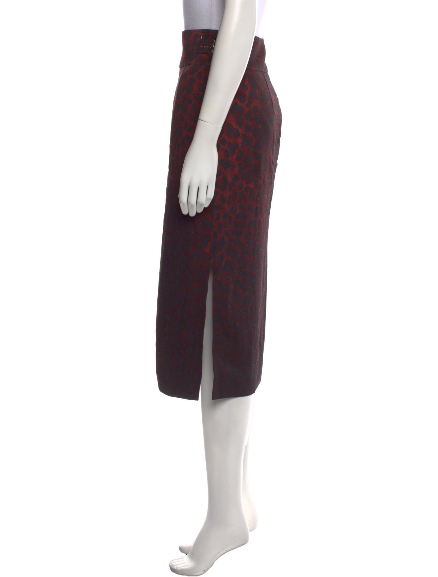 Tom Ford Animal Print Knee-Length Skirt