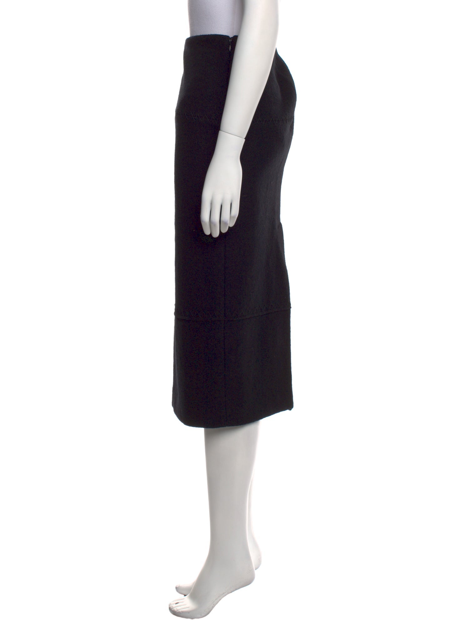 Tom Ford Wool Midi Length Skirt