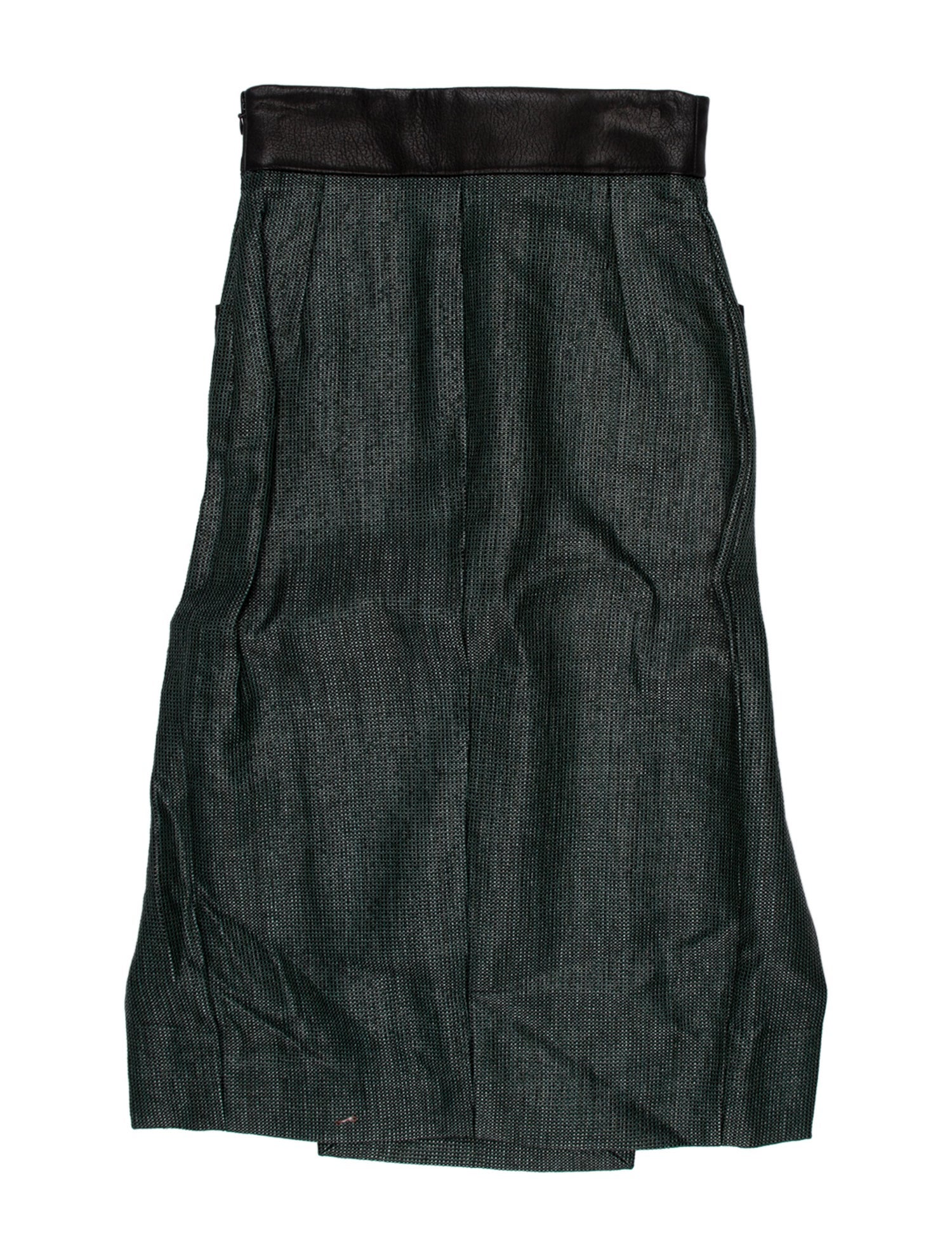 Tom Ford Colorblock Pattern Knee-Length Skirt