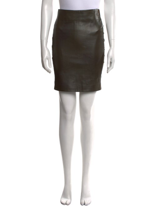 Tom Ford Lamb Leather Mini Skirt