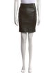 Tom Ford Lamb Leather Mini Skirt