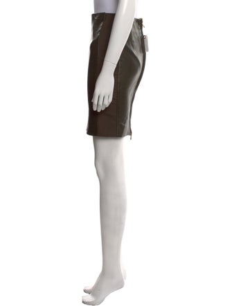 Tom Ford Lamb Leather Mini Skirt