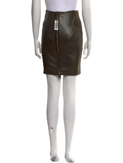 Tom Ford Lamb Leather Mini Skirt