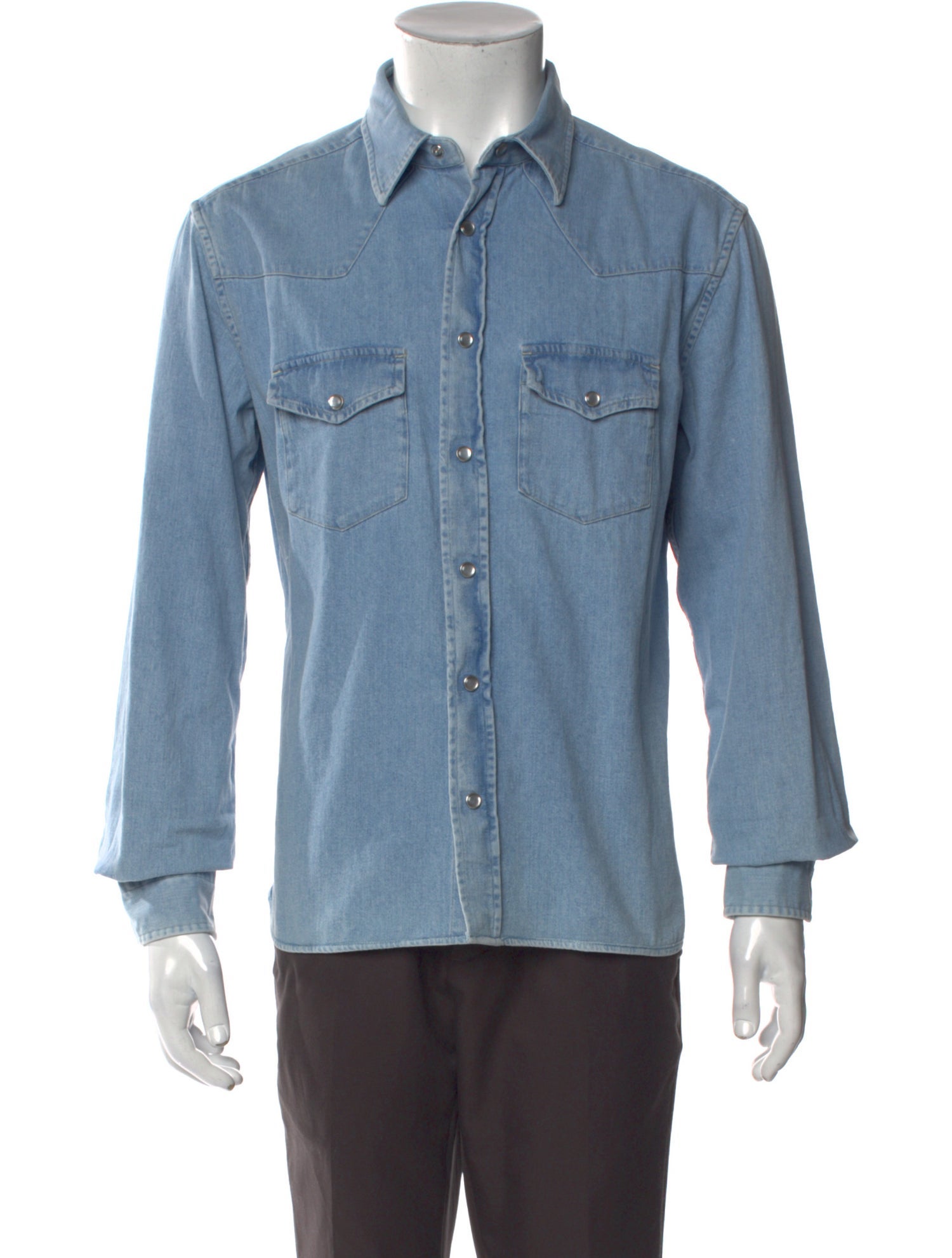 Tom Ford Long Sleeve Denim Shirt