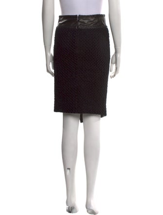 Tom Ford Lamb Leather Knee-Length Skirt