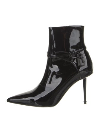Tom Ford Patent Leather Sock Boots