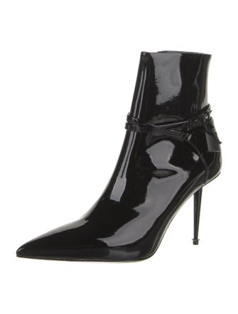 Tom Ford Patent Leather Sock Boots