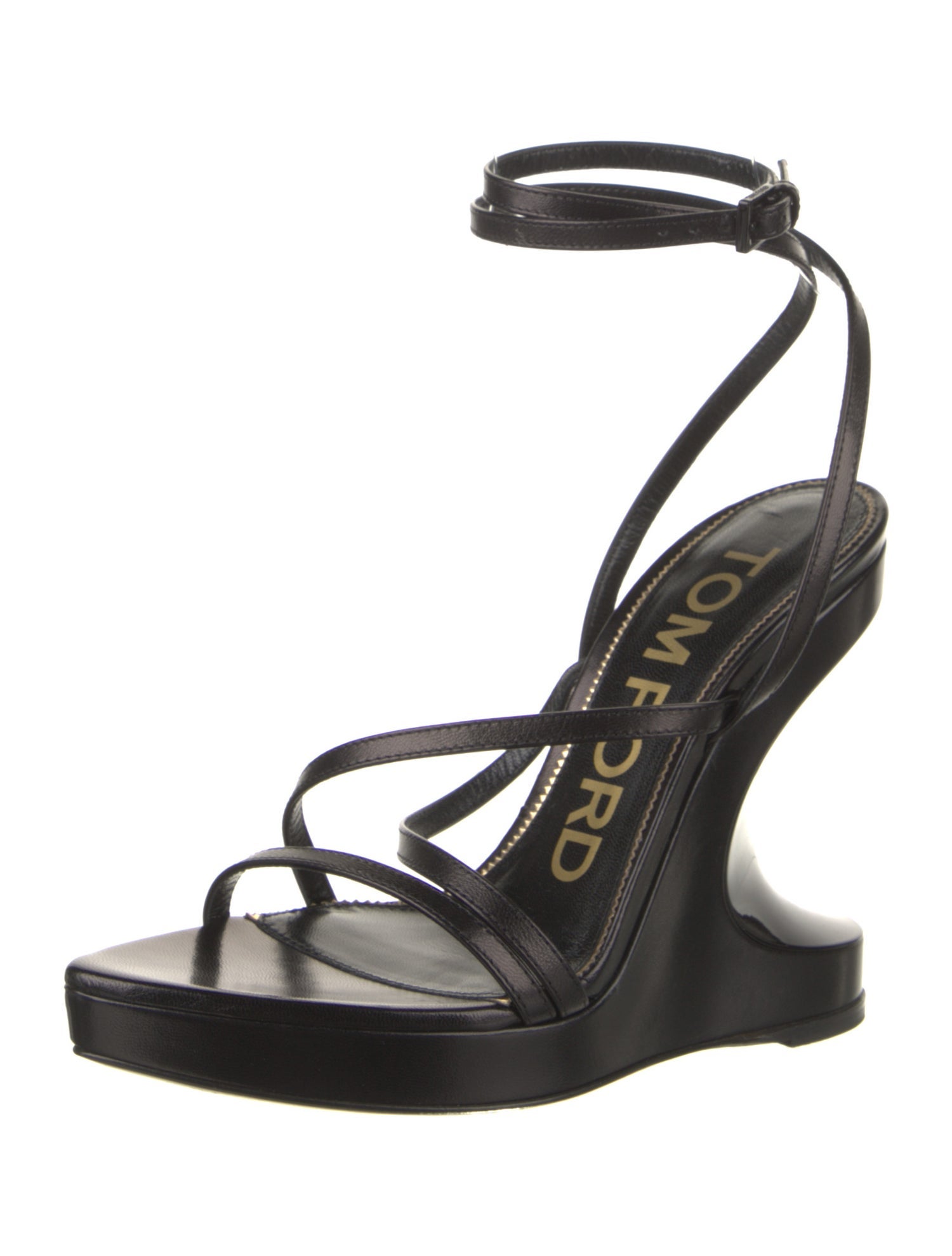 Tom Ford Leather Slingback Sandals
