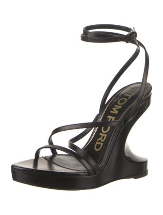 Tom Ford Leather Slingback Sandals