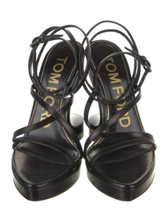 Tom Ford Leather Slingback Sandals