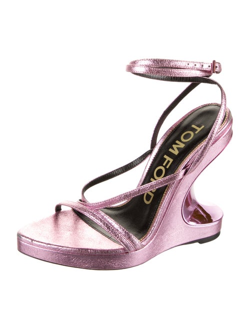 Tom Ford Leather Slingback Sandals