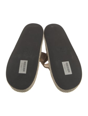 Tom Ford Graphic Print Braided Accents Espadrilles