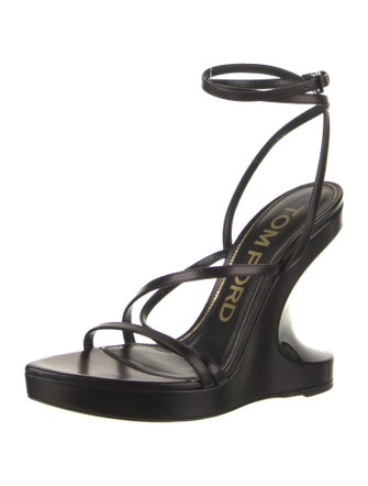 Tom Ford Leather Slingback Sandals