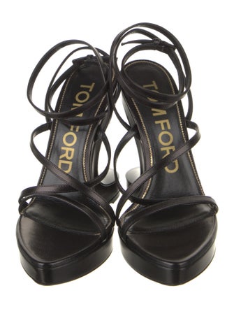 Tom Ford Leather Slingback Sandals