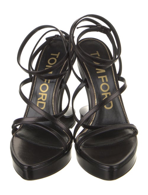 Tom Ford Leather Slingback Sandals
