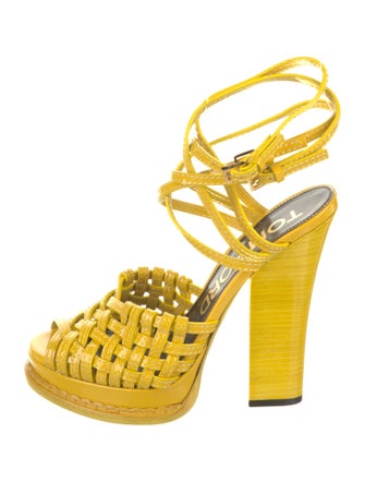 Tom Ford Patent Leather Sandals