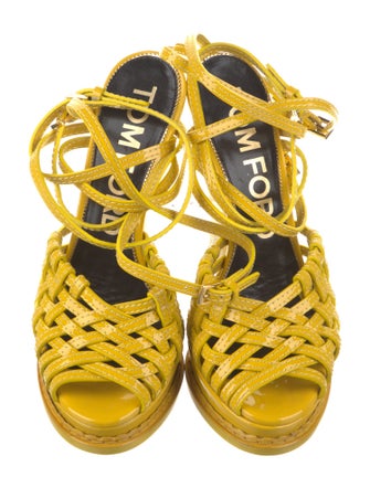 Tom Ford Patent Leather Sandals