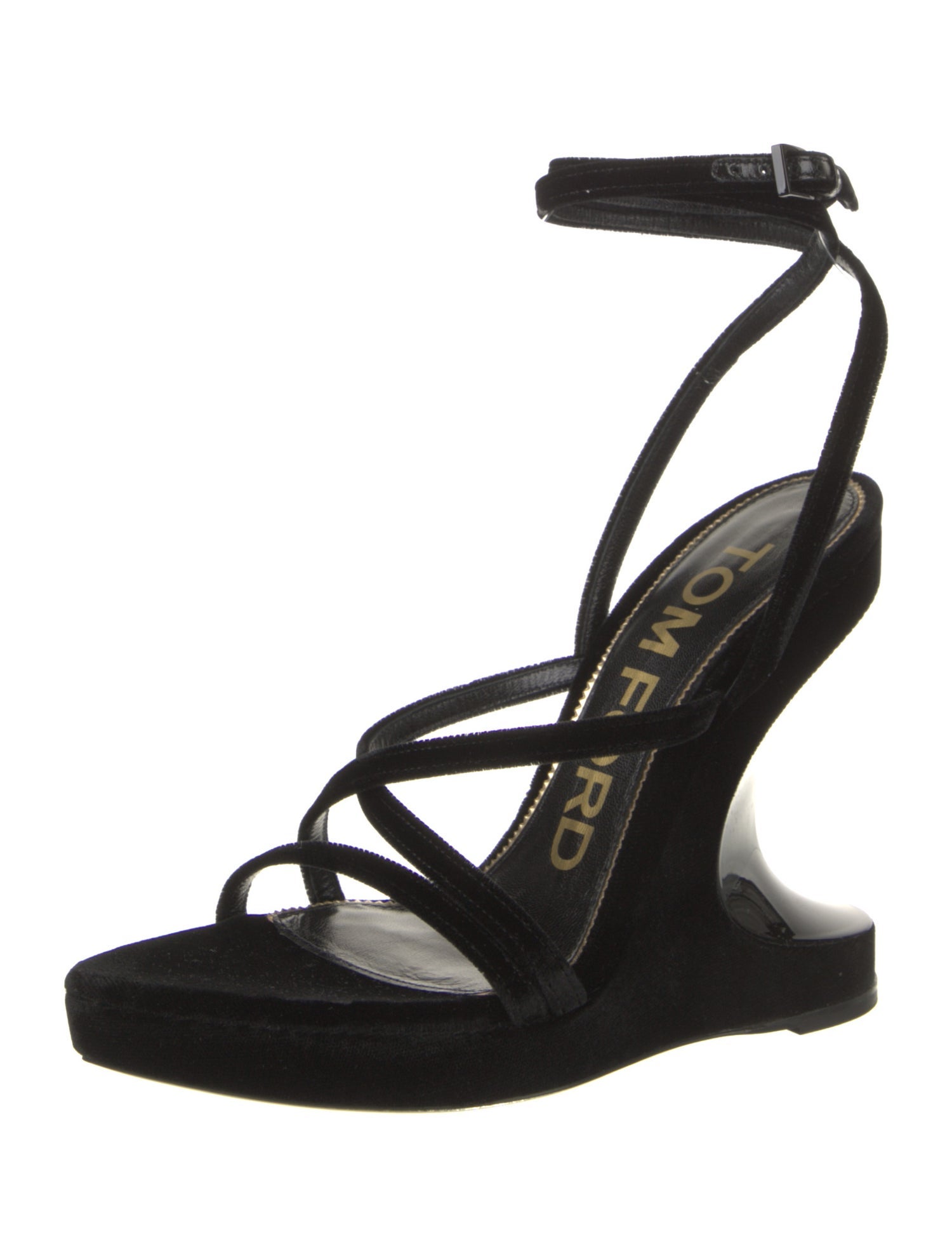 Tom Ford Velvet Slingback Sandals
