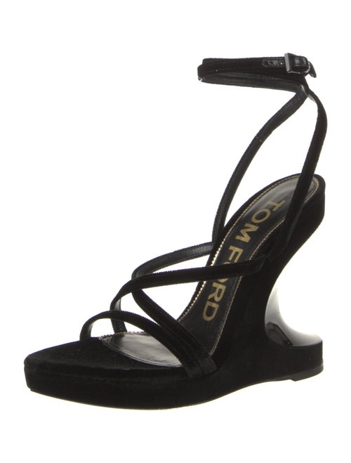 Tom Ford Velvet Slingback Sandals