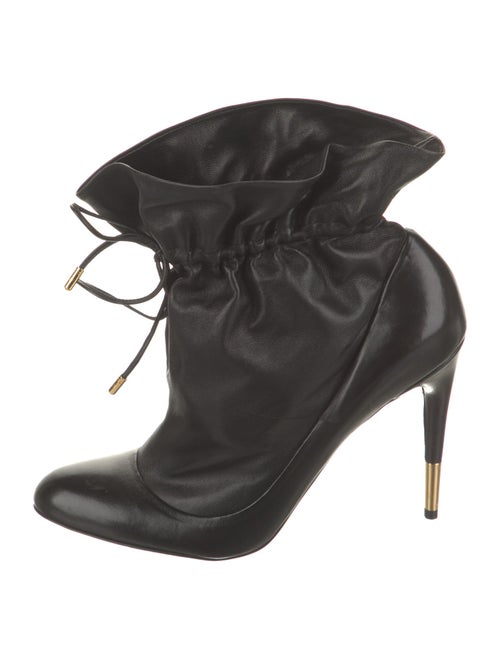 Tom Ford Leather Lace-Up Boots