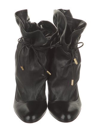 Tom Ford Leather Lace-Up Boots