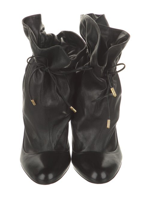 Tom Ford Leather Lace-Up Boots