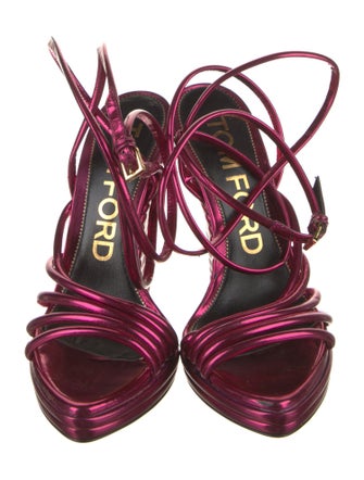 Tom Ford Patent Leather Gladiator Sandals