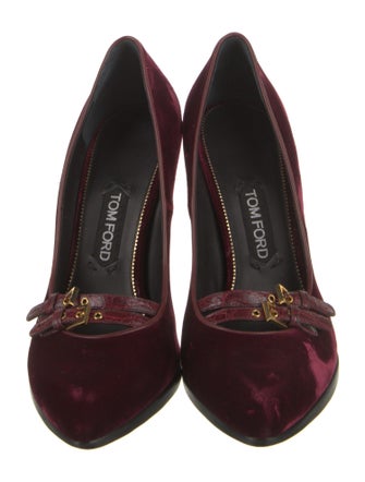 Tom Ford Velvet Printed Pumps